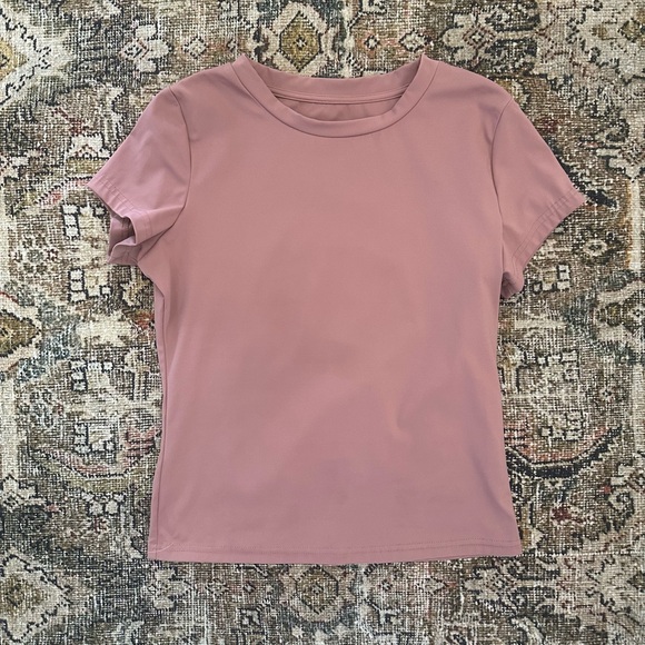 Mauve short sleeve t shirt - Picture 2 of 3